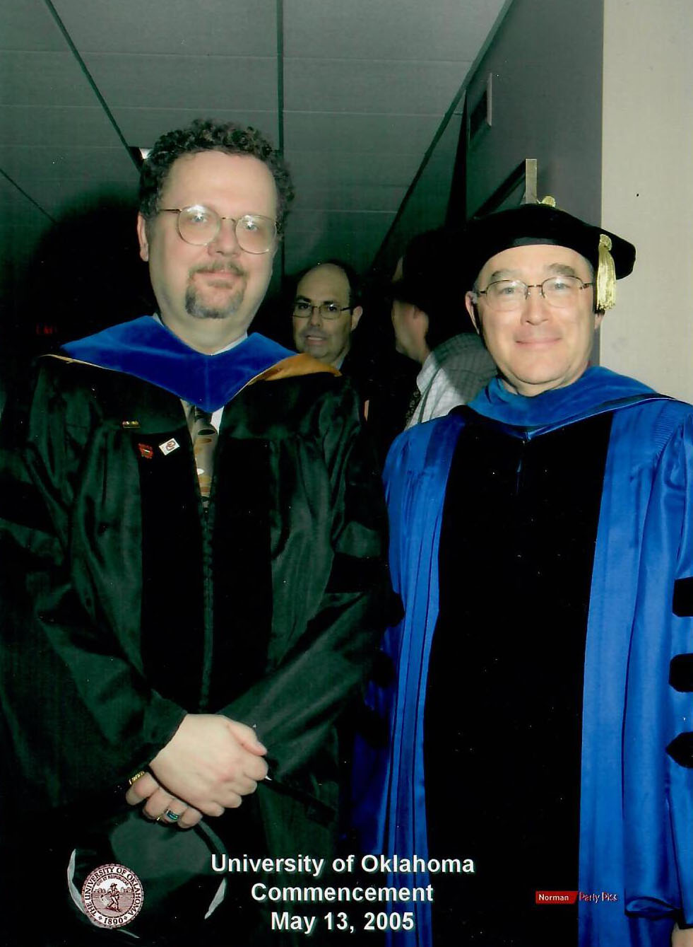 2002, OU Commencement with Dean Paul Bell